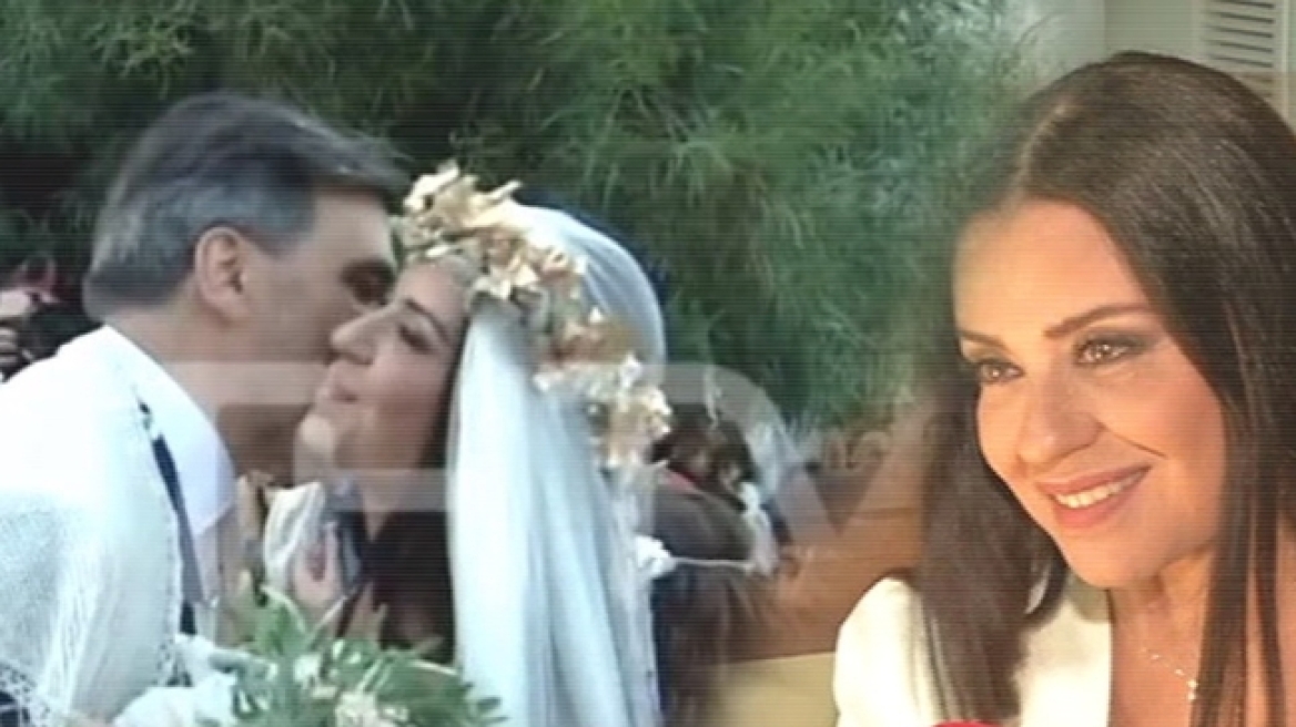 Μαρία Τζομπανάκη για τον γάμο της: Αποκαλύπτει γιατί τη συνόδευσε ο γιος της στην εκκλησία 